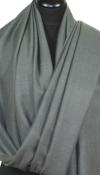 Pashmina Gris Anthracite - Étole Cachemire Soie