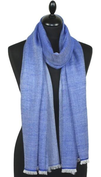 Royal Blue Wool Scarf