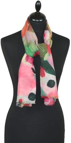 Carré en Laine Jardin des Rêves