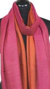 Pashmina Bicolore Fuchsia-Orange