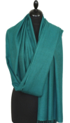 Pashmina vert canard