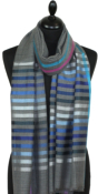 tole Laine et Soie gris anthracite