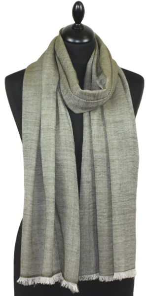Khaki Wool Scarf