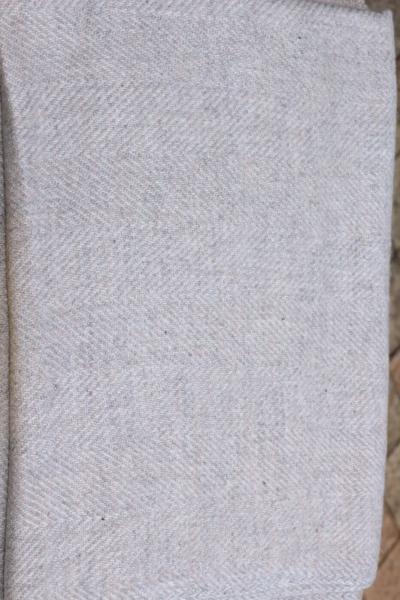 Étole Laine et Cachemire Beige-Écru