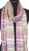 Beige Wool & Silk Scarf