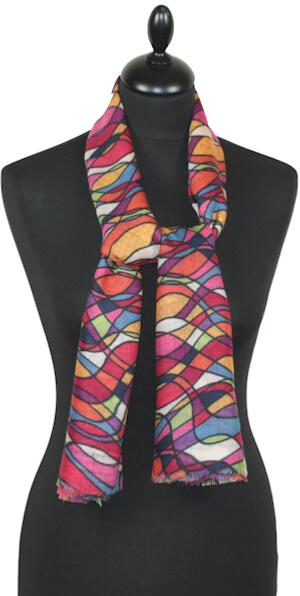 Carré en Laine Papillon