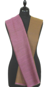 Pashmina bicolore magenta-bistre