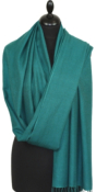 Pashmina vert canard