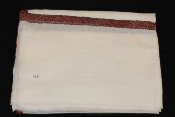 Pashmina ivoire brodé main