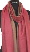 Pashmina Bicolore Fuchsia-Beige