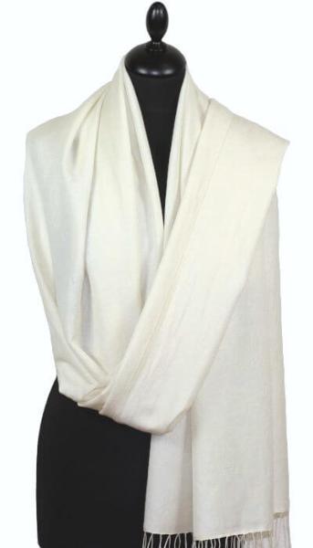 Ivory Pashmina Scarf
