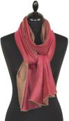 Pashmina Bicolore Fuchsia-Beige
