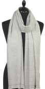 Étole laine et cachemire beige clair