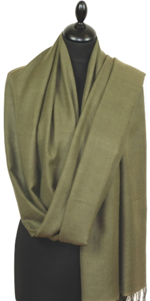 Khaki Pashmina Scarf