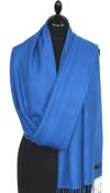 Pashmina bleu roi