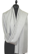 Pashmina gris argent