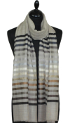 Étole Laine et Soie beige