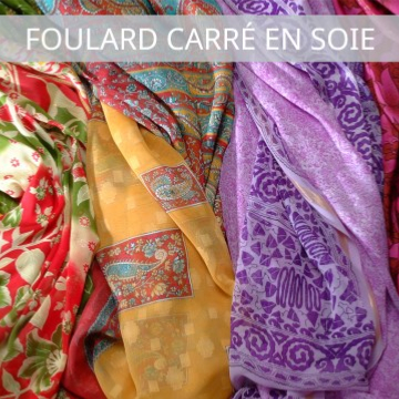 Foulard carré Soie