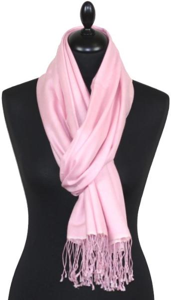Pale Pink Pashmina Scarf
