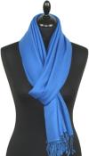 Pashmina Bleu Électrique
