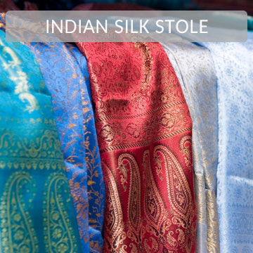 Silk Scarf for Women and Men - Indian Silk Scarves