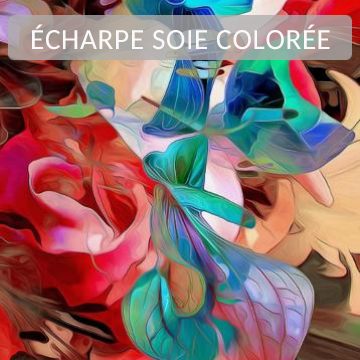 Écharpes en soie pour femme, douce et légère