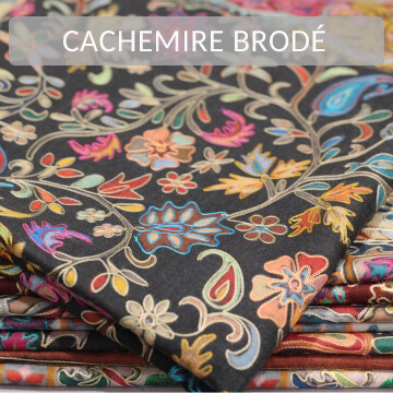 etole cachemire brodee