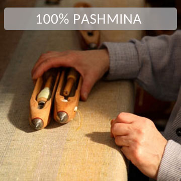 pashmina 100% cachemire - véritable 100% pashmina