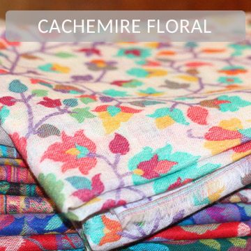 chale cachemire floral