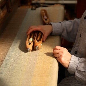 tissage pashmina 100 % cachemire