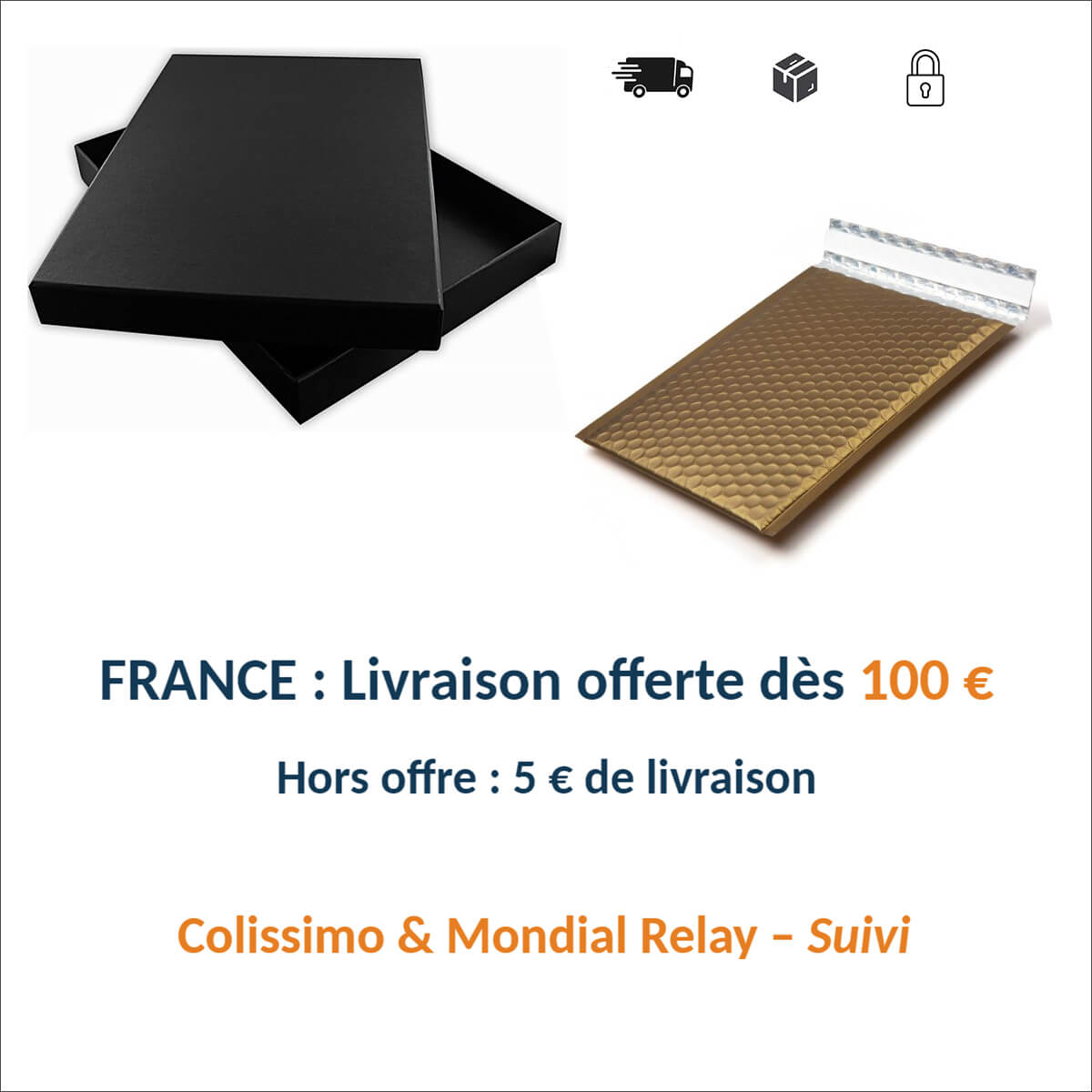 livraison gratuite colissimo et mondial relay