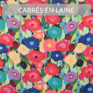chale en laine carré
