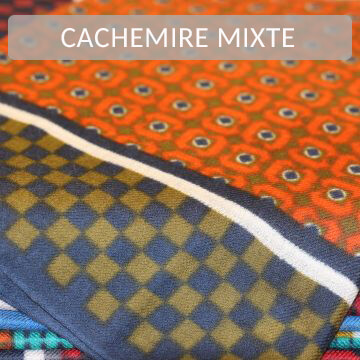 echarpe cachemire a motifs